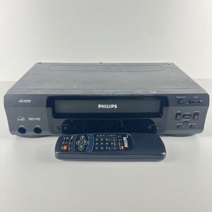 Philips VRB411AT22 VCR Player/Recorder 4 Head, FOR PARTS, READ